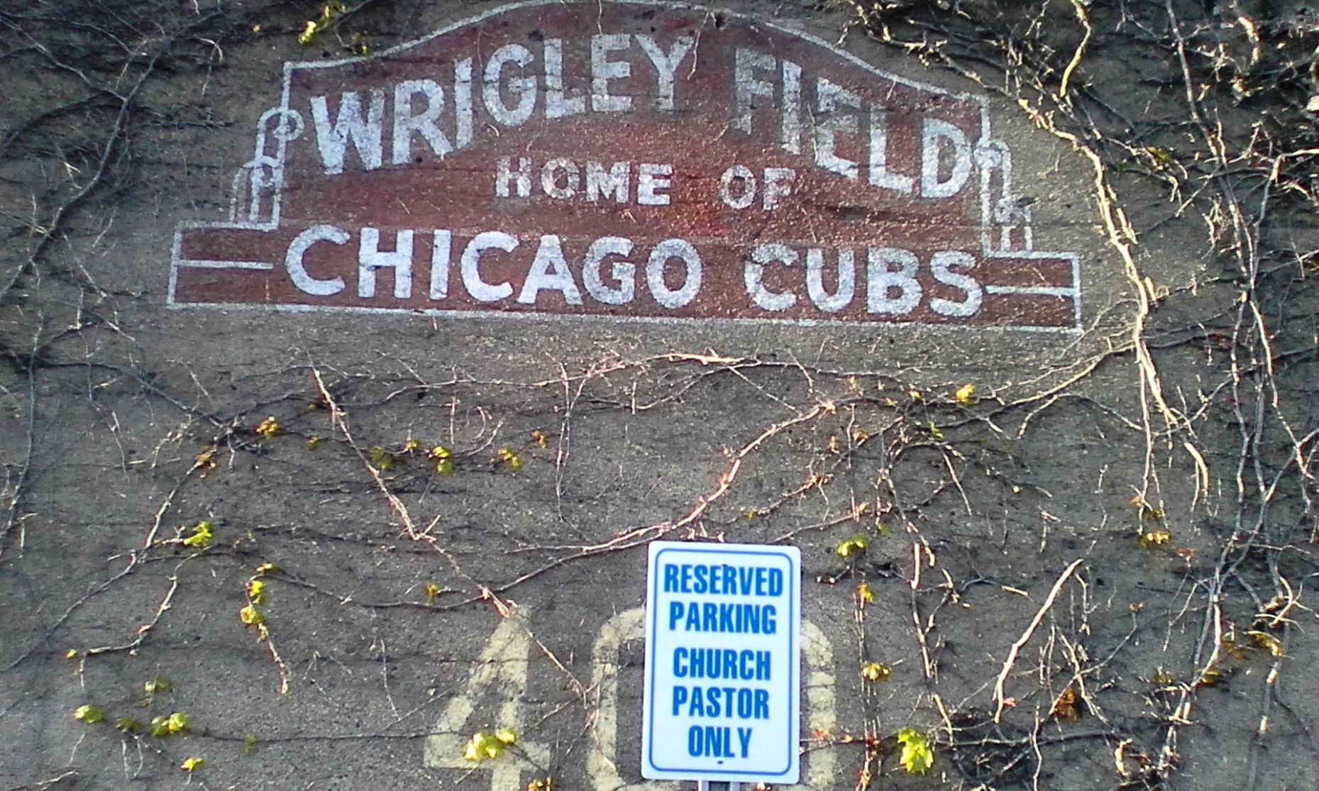 Wrigley Field sign